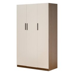 دولاب ملابس خشبي مودرن 3 باب 120×200 سم