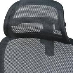 كرسي مكتب مودرن دوار قابل للتعديل أسود