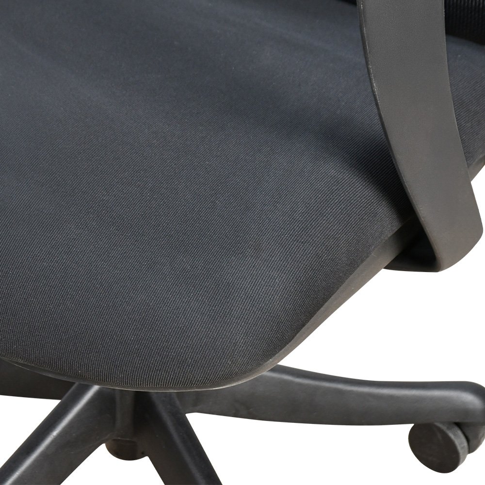 كرسي مكتب مودرن دوار قابل للتعديل أسود