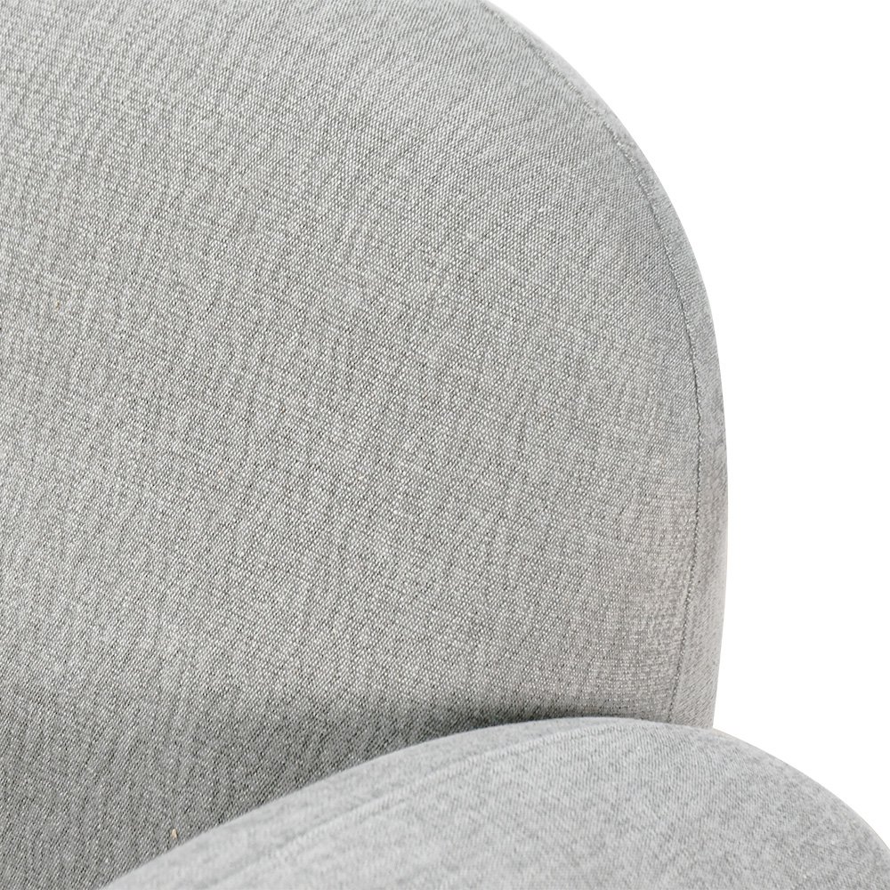 كرسي مفرد فخم قماش بهيكل خشبي مودرن