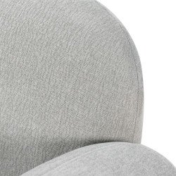 كرسي مفرد فخم قماش بهيكل خشبي مودرن