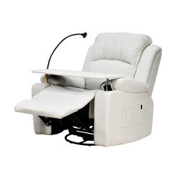 كرسي استرخاء مودرن هزار دوار بحامل جوال مع طاولة مدمجة