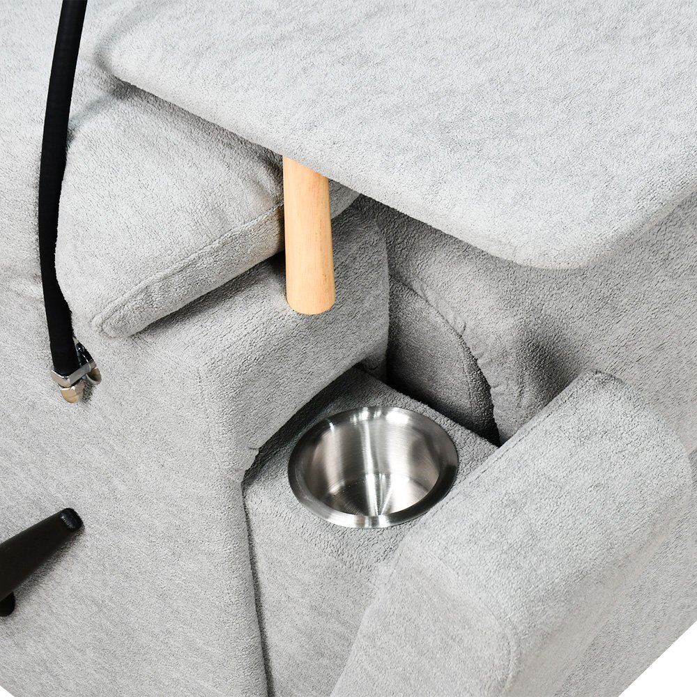 كرسي استرخاء مودرن هزار دوار بحامل جوال مع طاولة مدمجة