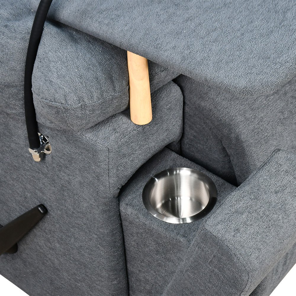 كرسي استرخاء مودرن هزار دوار بحامل جوال مع طاولة مدمجة