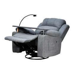 كرسي استرخاء مودرن هزار دوار بحامل جوال مع طاولة مدمجة