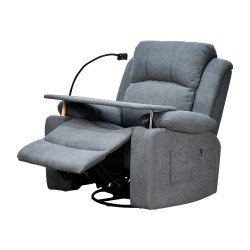 كرسي استرخاء مودرن هزار دوار بحامل جوال مع طاولة مدمجة