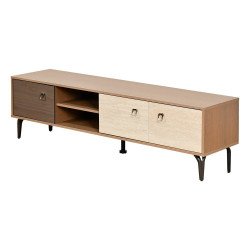 وحدة تلفاز مودرن خشبية بتصميم عصري 160 سم