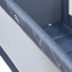 محبس أطفال حواجز متنقل بتصميم آمن رمادي