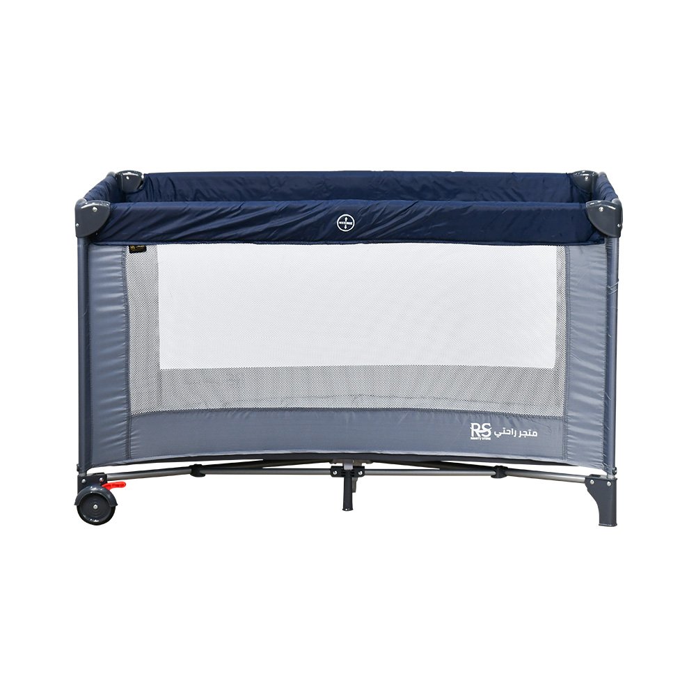 محبس أطفال حواجز متنقل بتصميم آمن أزرق