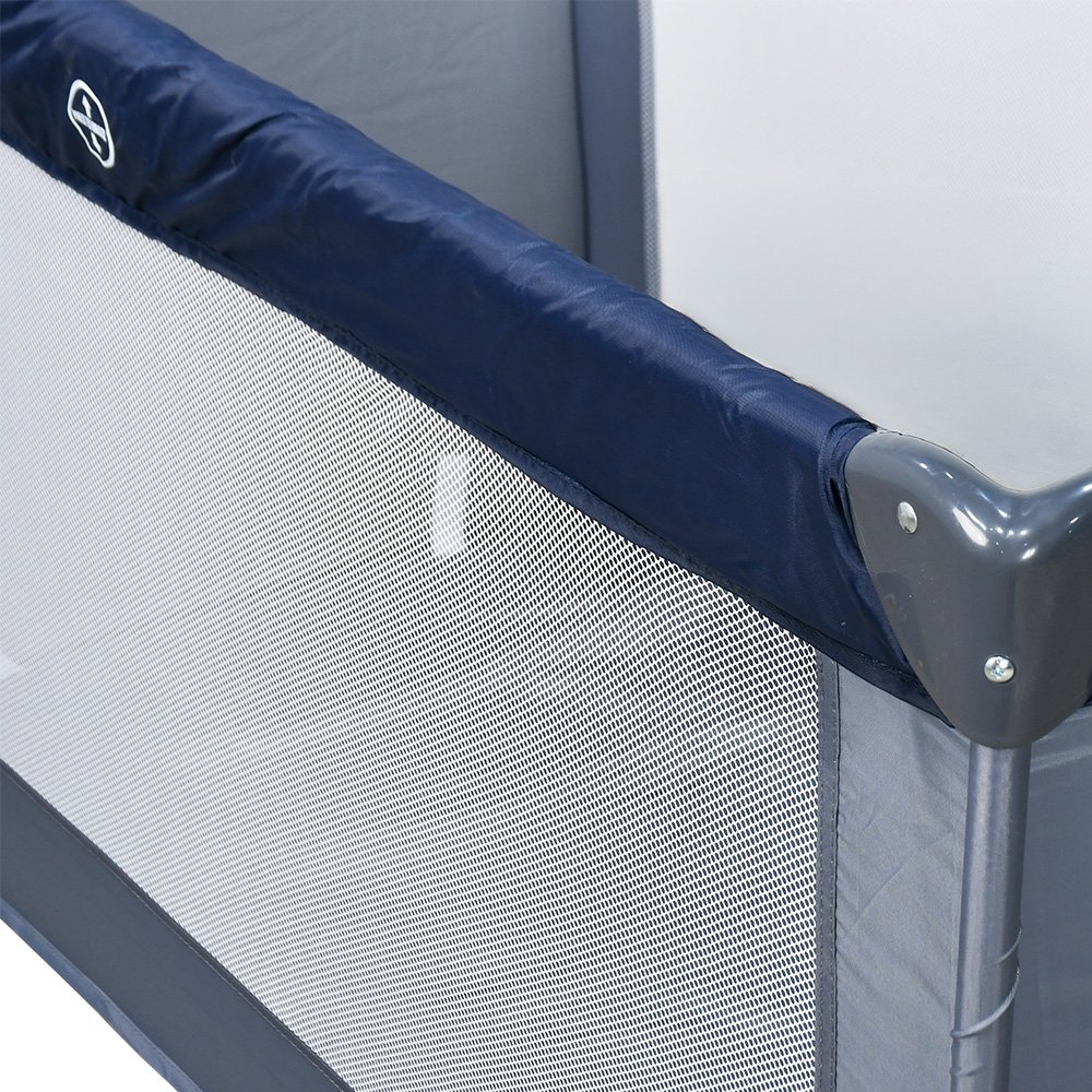 محبس أطفال حواجز متنقل بتصميم آمن أزرق