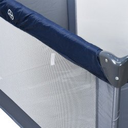 محبس أطفال حواجز متنقل بتصميم آمن أزرق