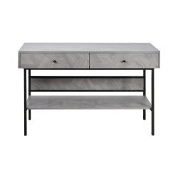 مدخل استقبال عصري خشب بأدراج ورف تخزين رمادي