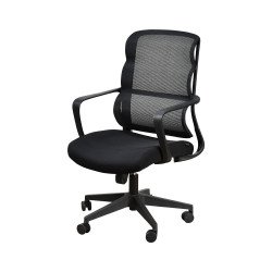 كرسي مكتب مودرن دوار قابل للتعديل أسود كرسي مكتب مودرن دوار قابل للتعديل أسود