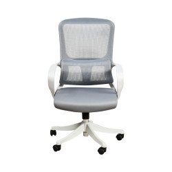 كرسي مكتب مودرن دوار قابل للتعديل رمادي كرسي مكتب مودرن دوار قابل للتعديل رمادي