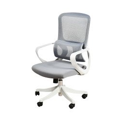 كرسي مكتب مودرن دوار قابل للتعديل رمادي كرسي مكتب مودرن دوار قابل للتعديل رمادي