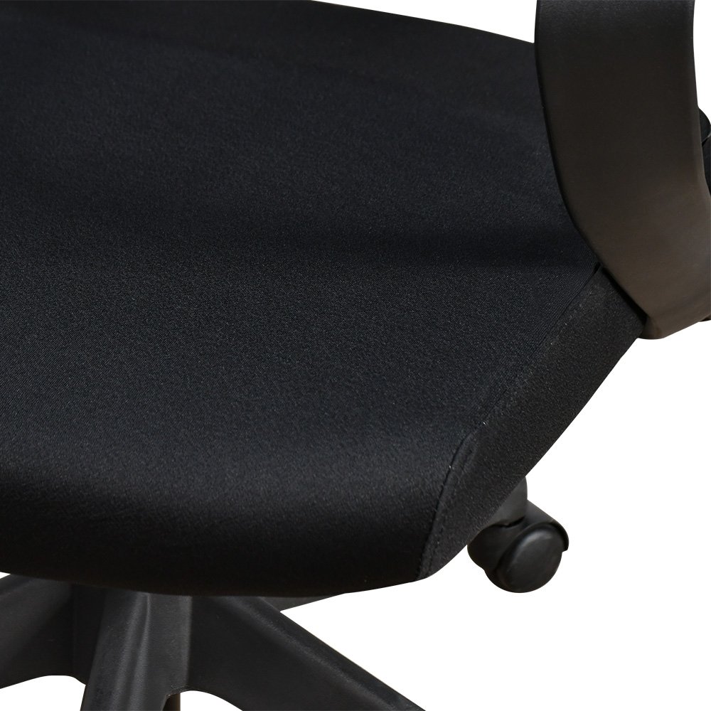 كرسي مكتب مودرن دوار قابل للتعديل أسود