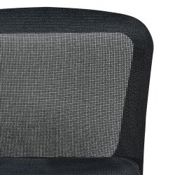 كرسي مكتب مودرن دوار قابل للتعديل أسود