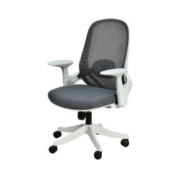 كرسي مكتب مودرن دوار قابل للتعديل رمادي كرسي مكتب مودرن دوار قابل للتعديل رمادي