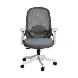 كرسي مكتب مودرن دوار قابل للتعديل رمادي كرسي مكتب مودرن دوار قابل للتعديل رمادي