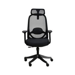 كرسي مكتب مودرن دوار قابل للتعديل أسود كرسي مكتب مودرن دوار قابل للتعديل أسود