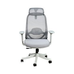 كرسي مكتب مودرن دوار قابل للتعديل رمادي كرسي مكتب مودرن دوار قابل للتعديل رمادي