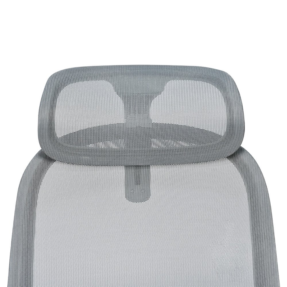 كرسي مكتب مودرن دوار قابل للتعديل رمادي