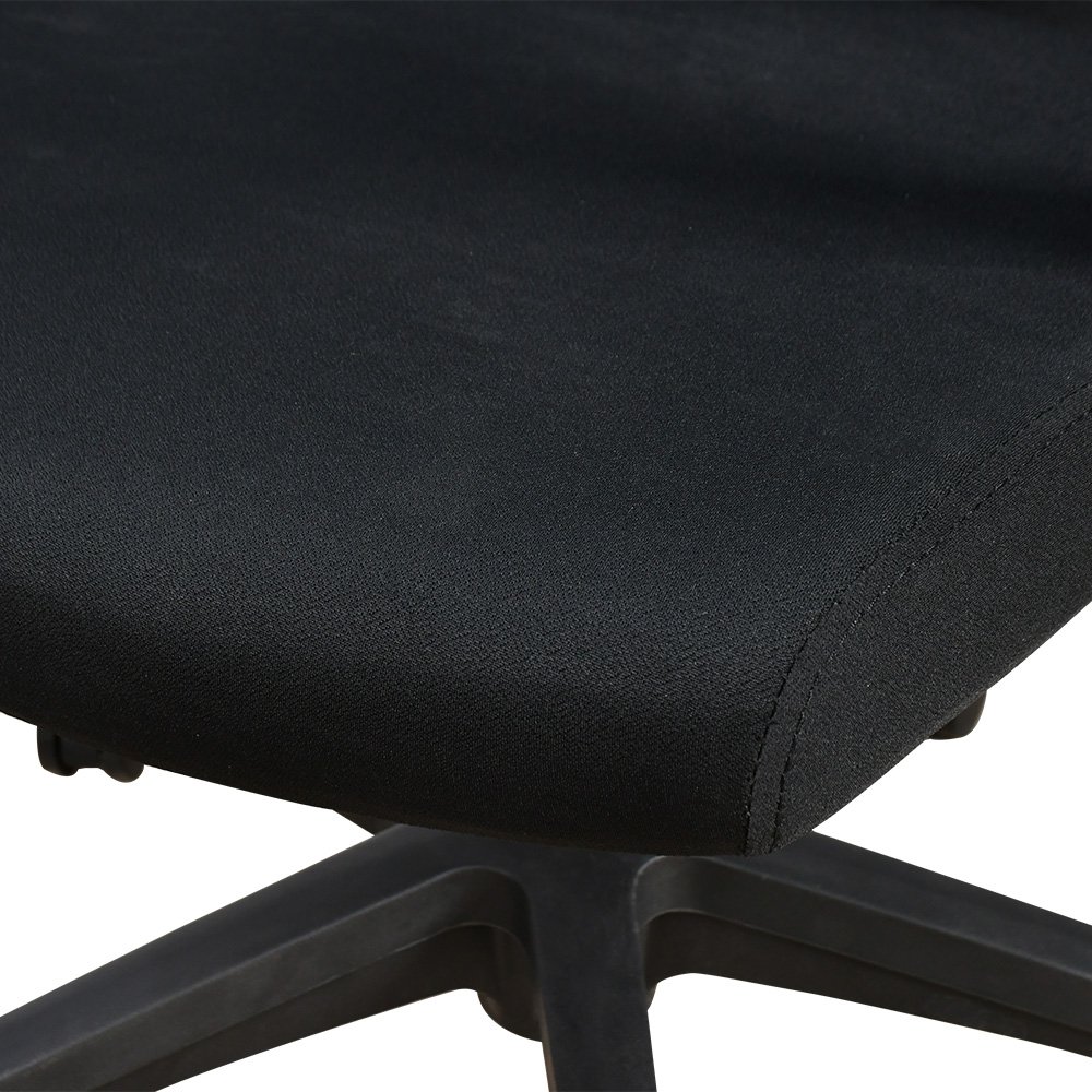 كرسي مكتب مودرن دوار قابل للتعديل أسود