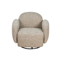 طقم كنب 2 مقعد فاخر مع كرسيين دوار وثابت كافيه