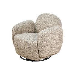 طقم كنب 2 مقعد فاخر مع كرسيين دوار وثابت كافيه