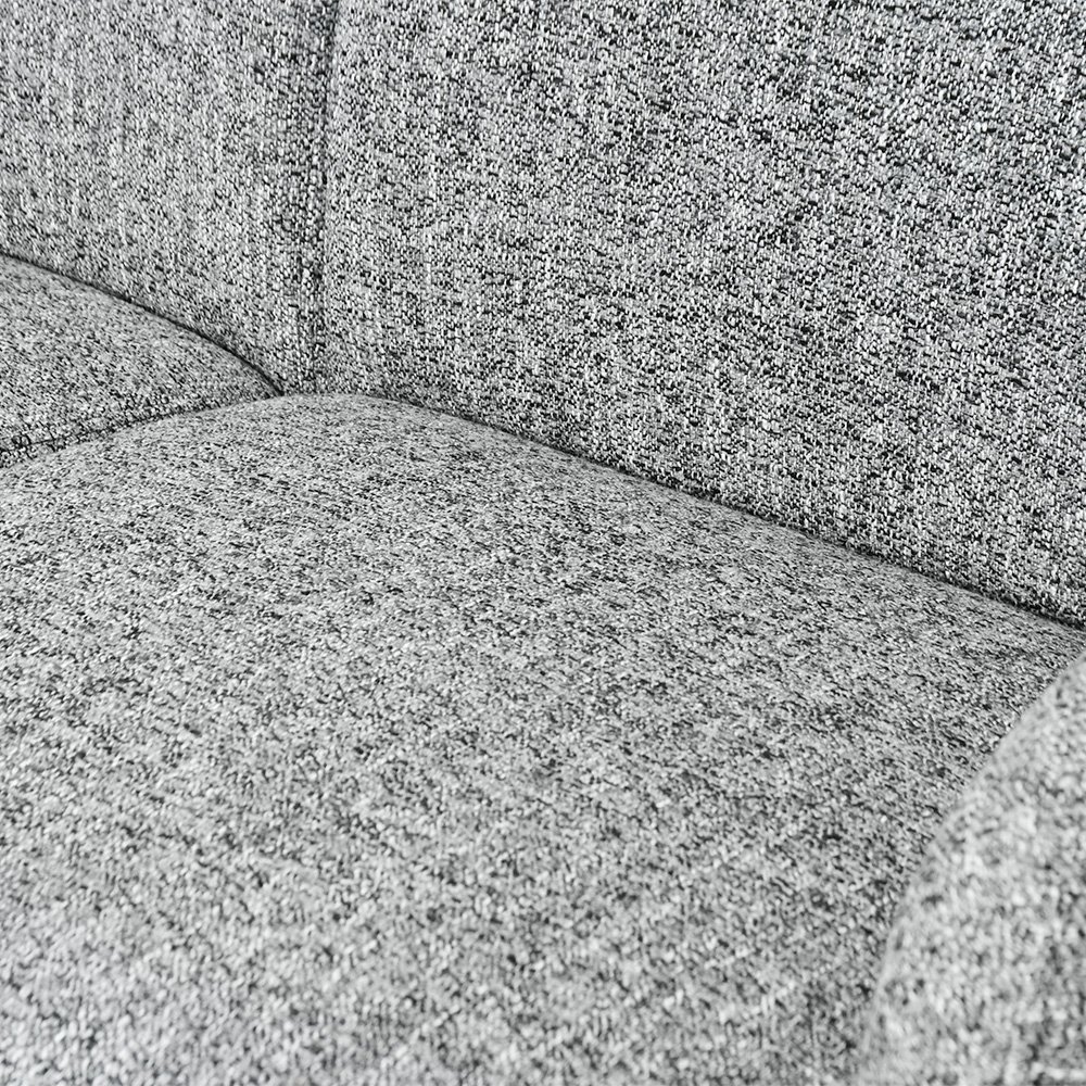 طقم كنب 2 مقعد فاخر مع كرسيين دوار وثابت رمادي