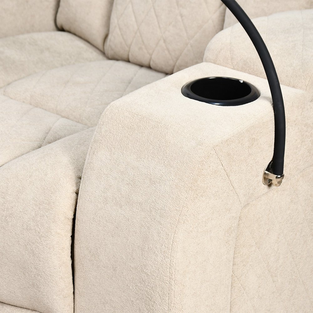 كرسي استرخاء هزار دوار بحامل جوال مع رف طاولة