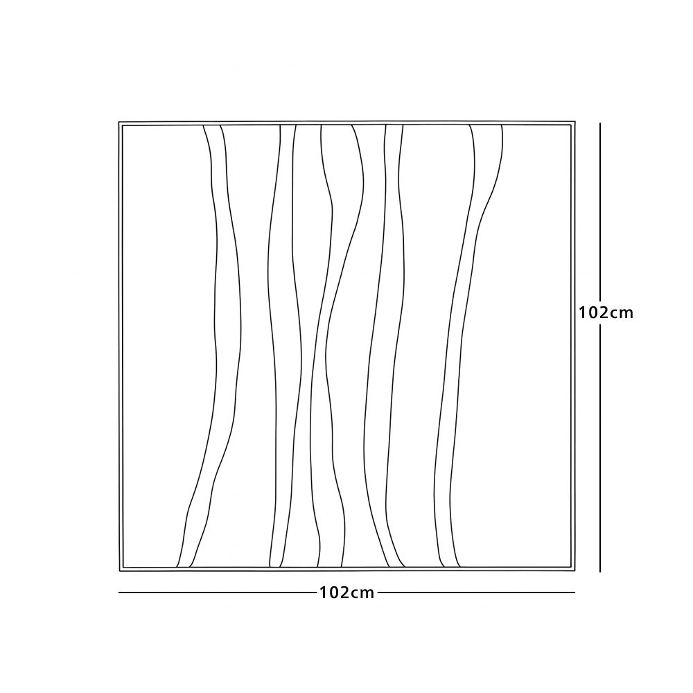 لوحة ديكور حائط فنية مودرن 102×102 سم