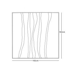 لوحة ديكور حائط فنية مودرن 102×102 سم