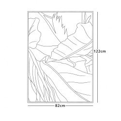 لوحة ديكور حائط فنية مودرن 122×82 سم