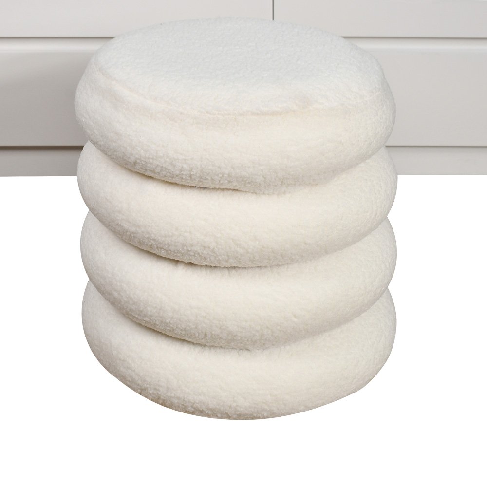 طاولة زينة مودرن خشبية 6 أدراج بمرآة مضيئة مع مقعد