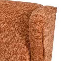 كرسي مفرد فخم قماش بهيكل خشبي مودرن هافان