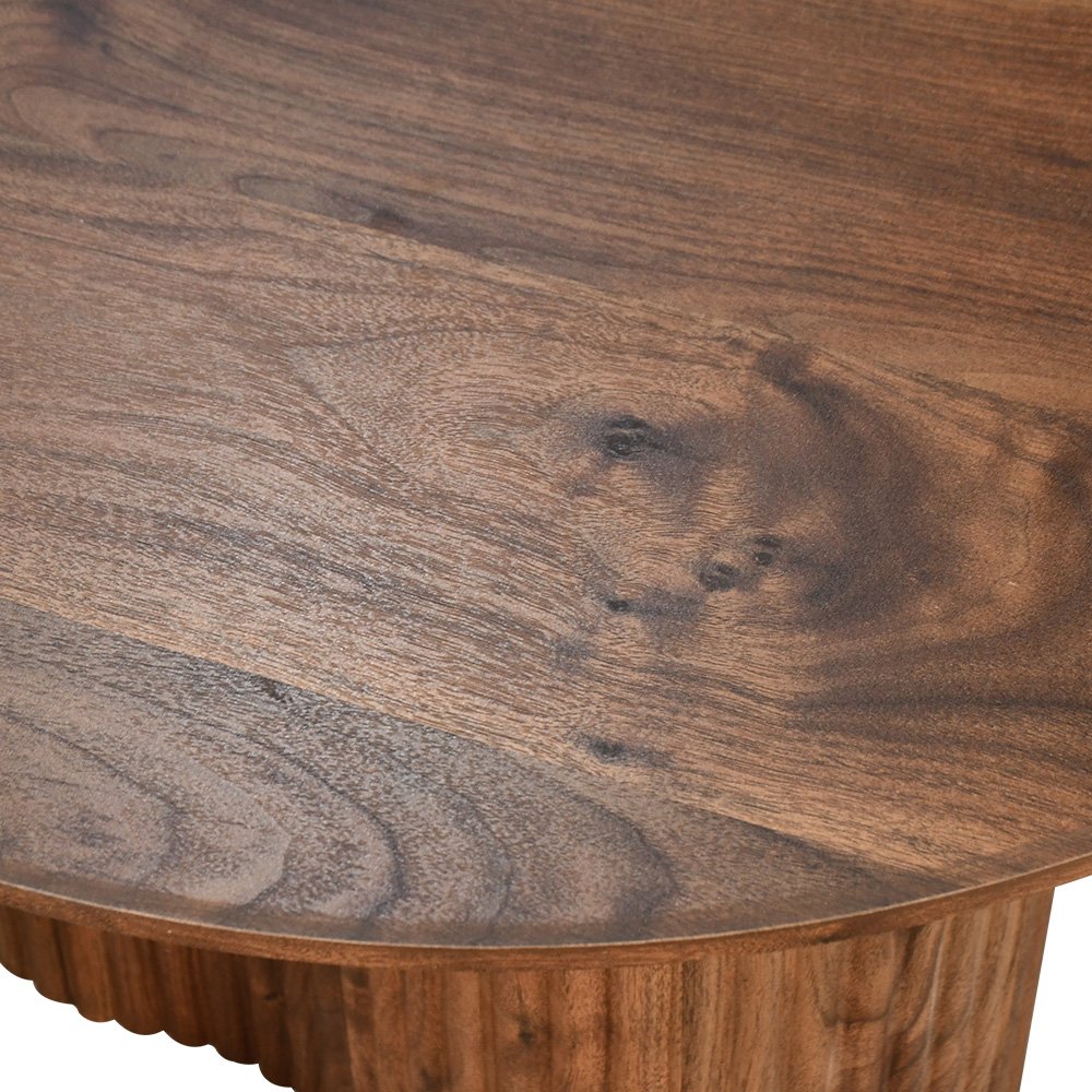 طقم طاولات خدمة مودرن 5 قطع خشب بني طقم طاولات خدمة مودرن 5 قطع خشب بني