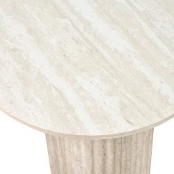 طقم طاولات خدمة مودرن 5 قطع خشب رمادي