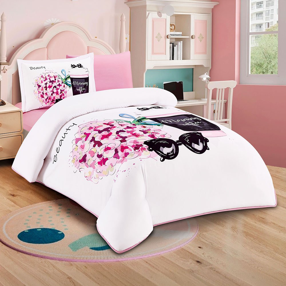 مفرش أطفال ميكروفايبر 4 قطع