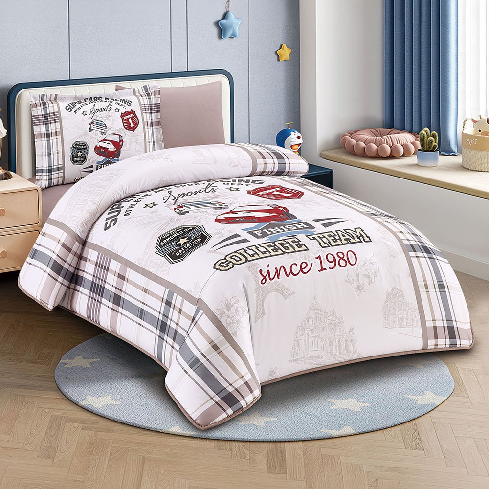 مفرش أطفال ميكروفايبر 4 قطع