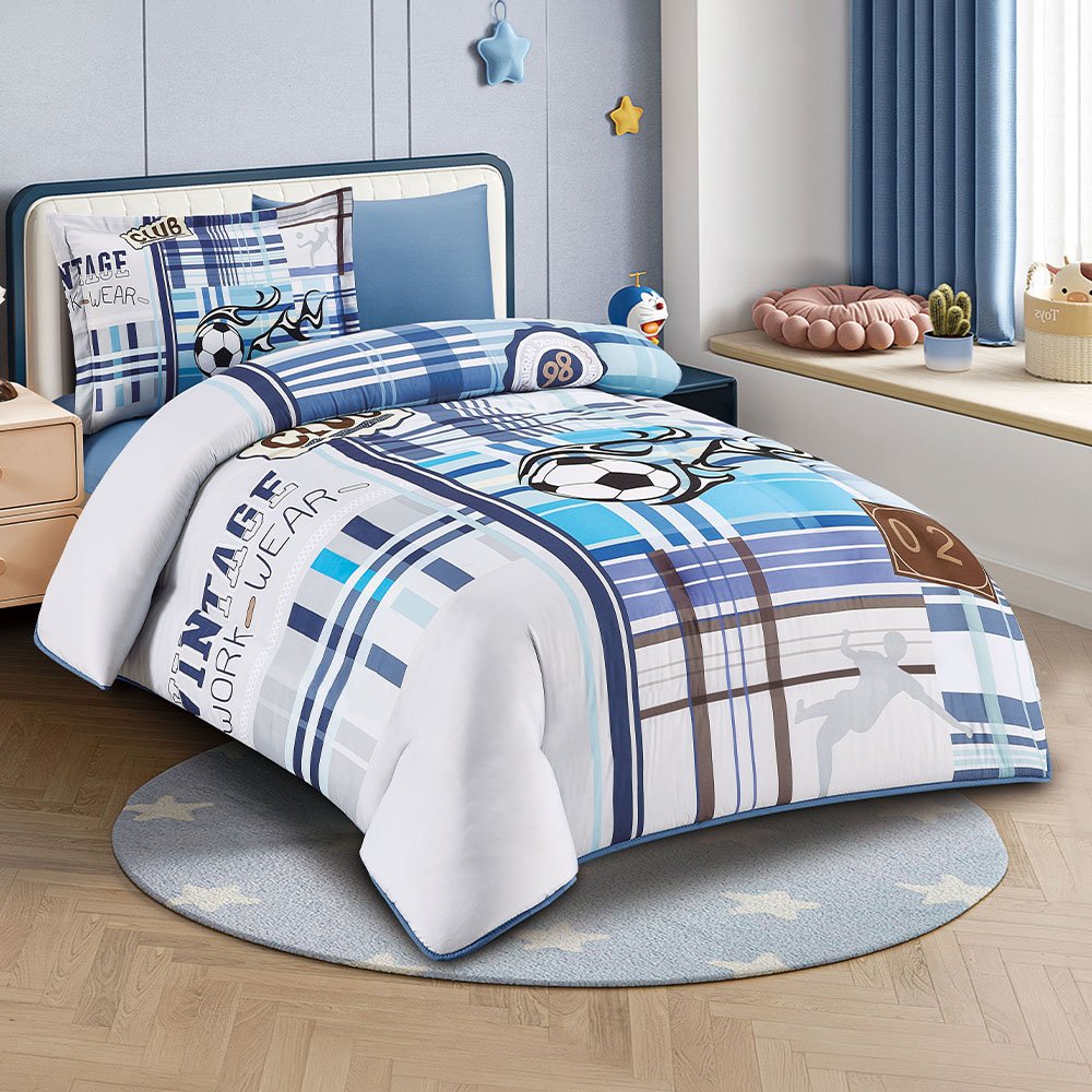 مفرش أطفال ميكروفايبر 4 قطع