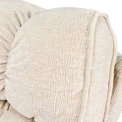 كرسي استرخاء فخم هزاز دوار بحامل جوال بيج