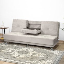 كنبة قابلة للتعديل الي سرير بطاولة مدمجة كنبة قابلة للتعديل الي سرير بطاولة مدمجة