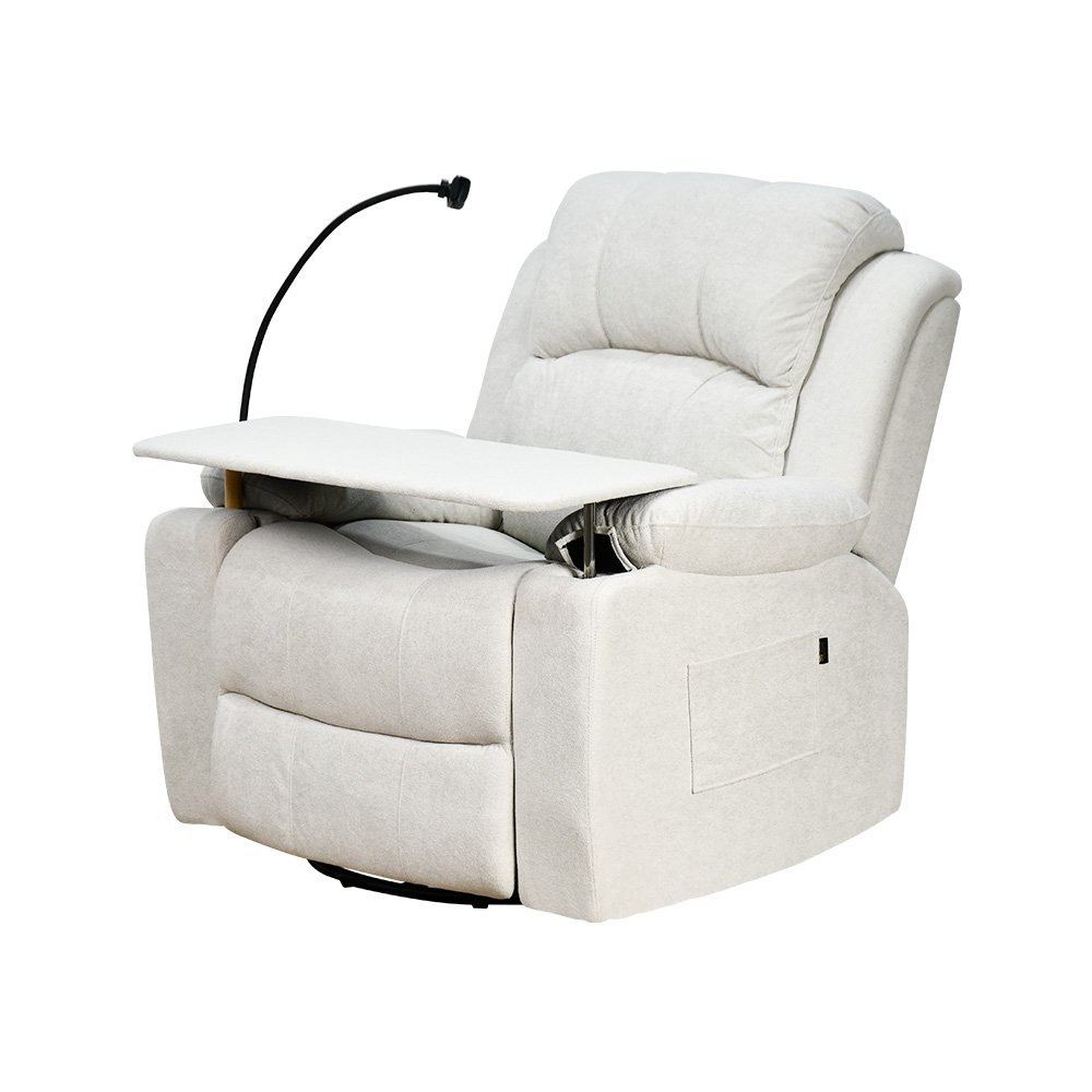 كرسي استرخاء مودرن هزار دوار بحامل جوال مع طاولة مدمجة