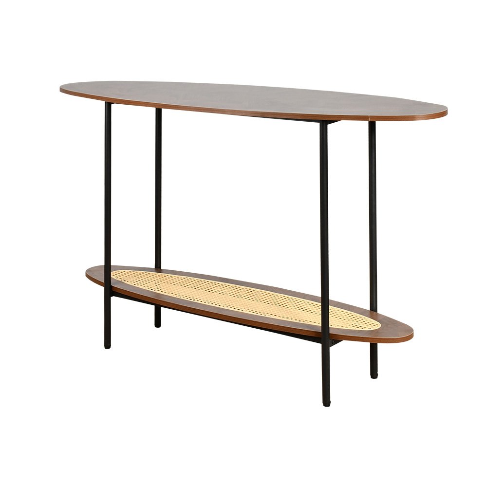 مدخل استقبال خشبي مع رف راتان بوهيمي عصري بني مدخل استقبال خشبي مع رف راتان بوهيمي عصري بني