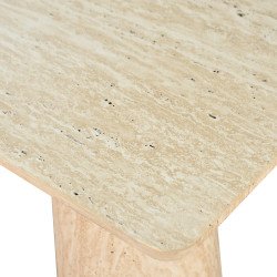 مدخل استقبال خشبي تصميم عصري بيج 120 سم