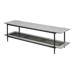 وحدة تلفاز خشب مع رف راتان بوهيمي عصري رمادي 160 سم وحدة تلفاز خشب مع رف راتان بوهيمي عصري رمادي 160 سم