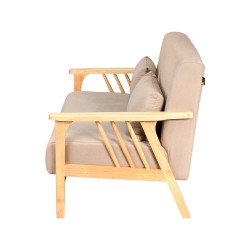 طقم كنب 6 مقاعد وطاولة بهيكل خشبي عصري كافيه طقم كنب 6 مقاعد وطاولة بهيكل خشبي عصري كافيه