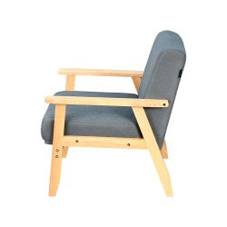 جلسة خارجية 5 مقاعد وطاولة خشب عصرية