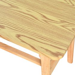 جلسة خارجية 5 مقاعد وطاولة خشب عصرية